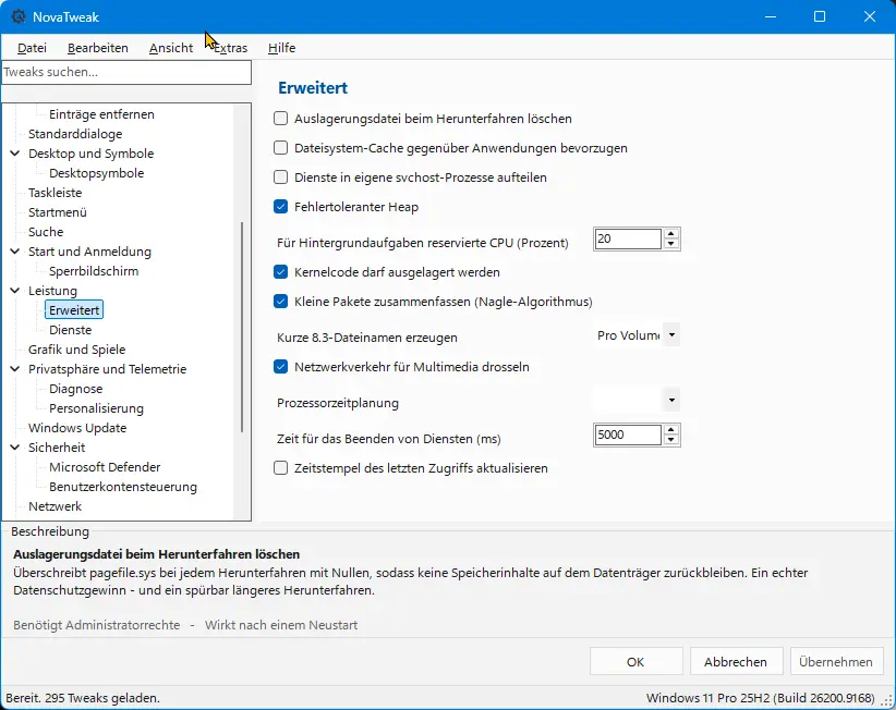NovaTweak: Tweak UI für Windows 11 - Vollversion