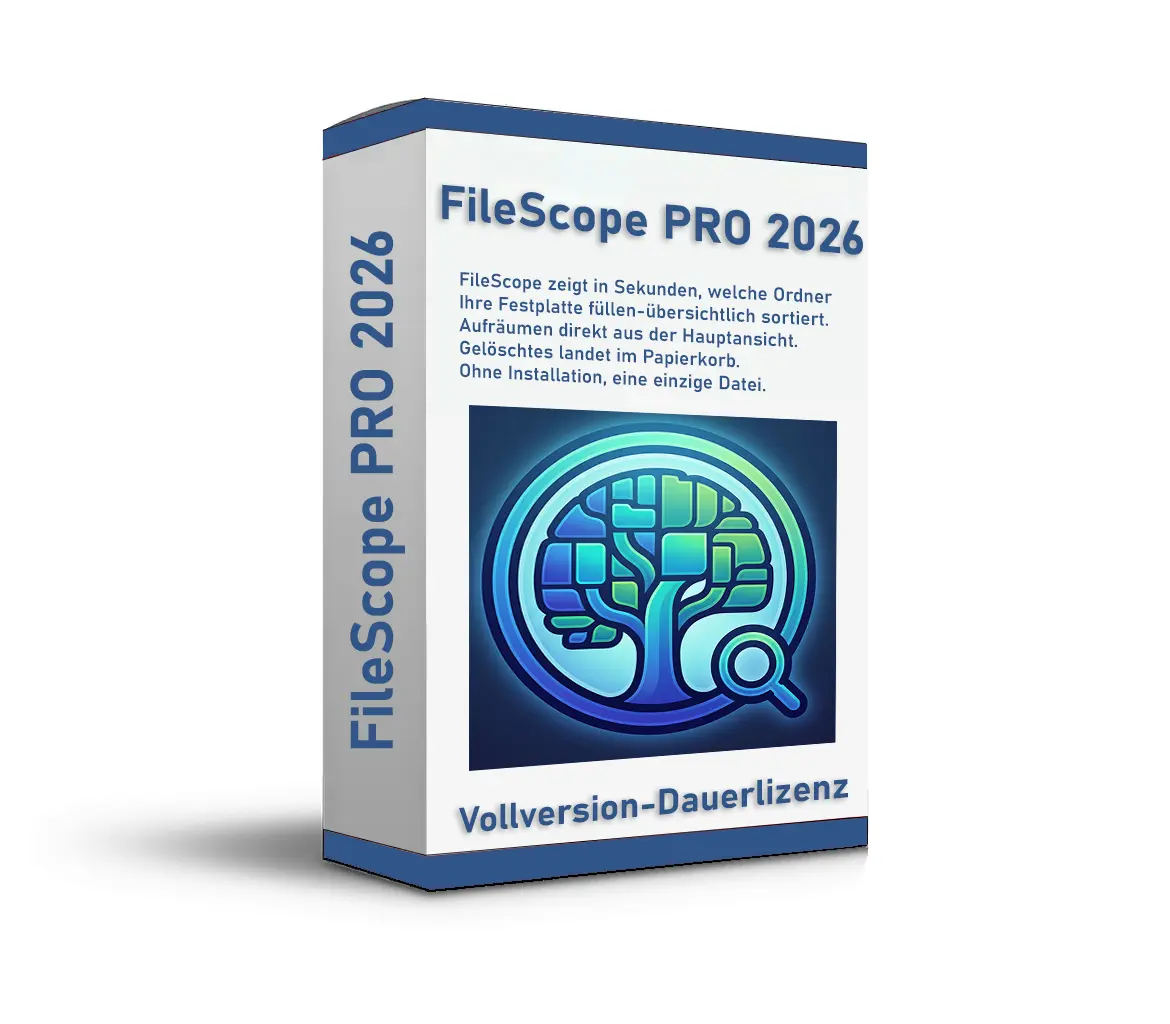 FileScope: Sieht, wo Ihr Speicherplatz bleibt