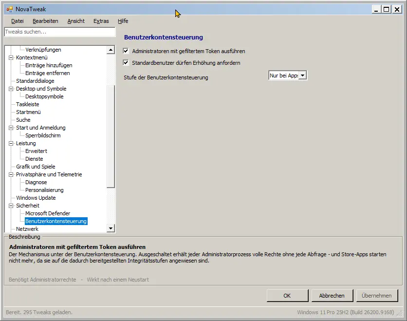 NovaTweak: Tweak UI für Windows 11 - Vollversion